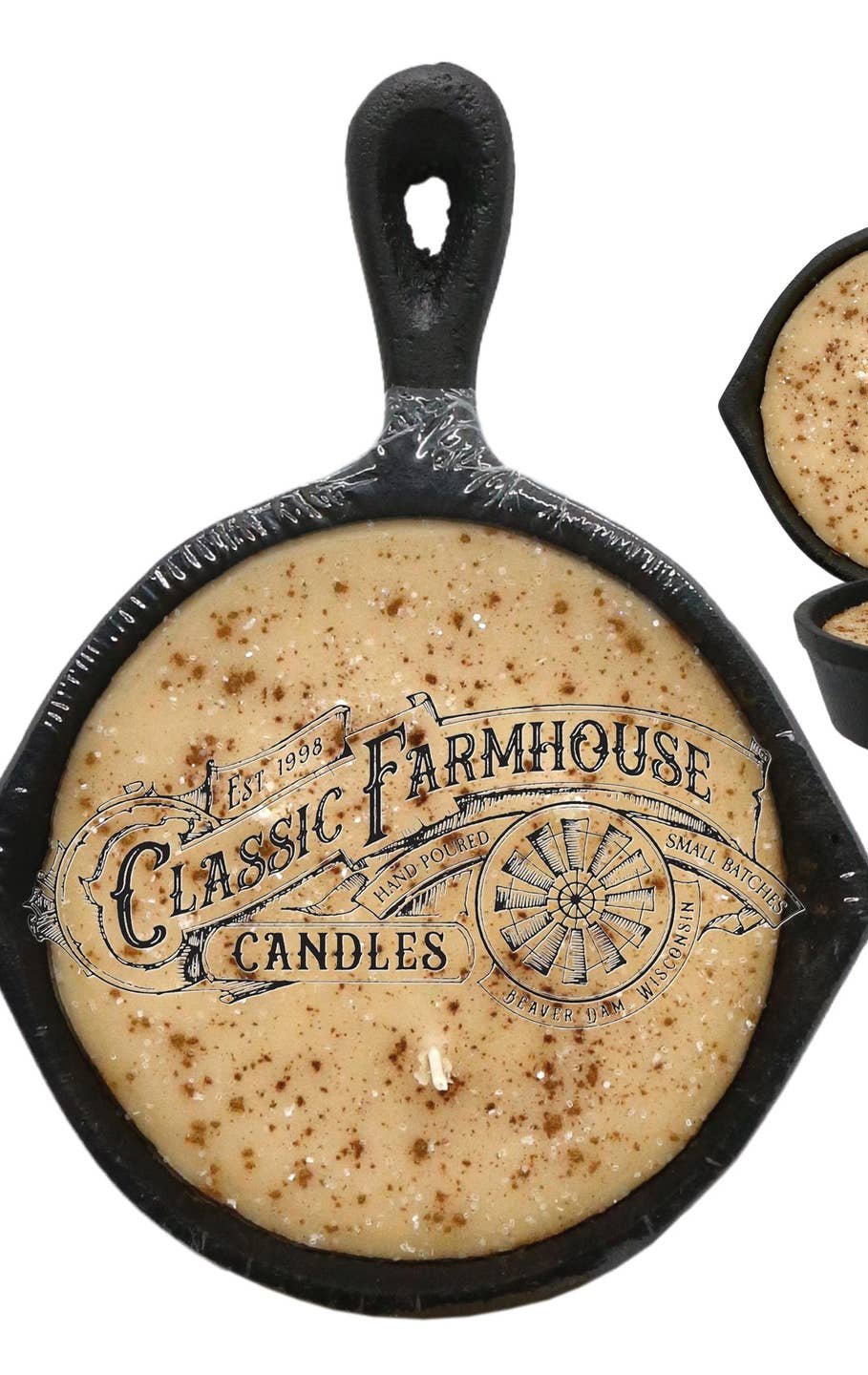 Snickerdoodle 8 oz Cast Iron Pan Candle