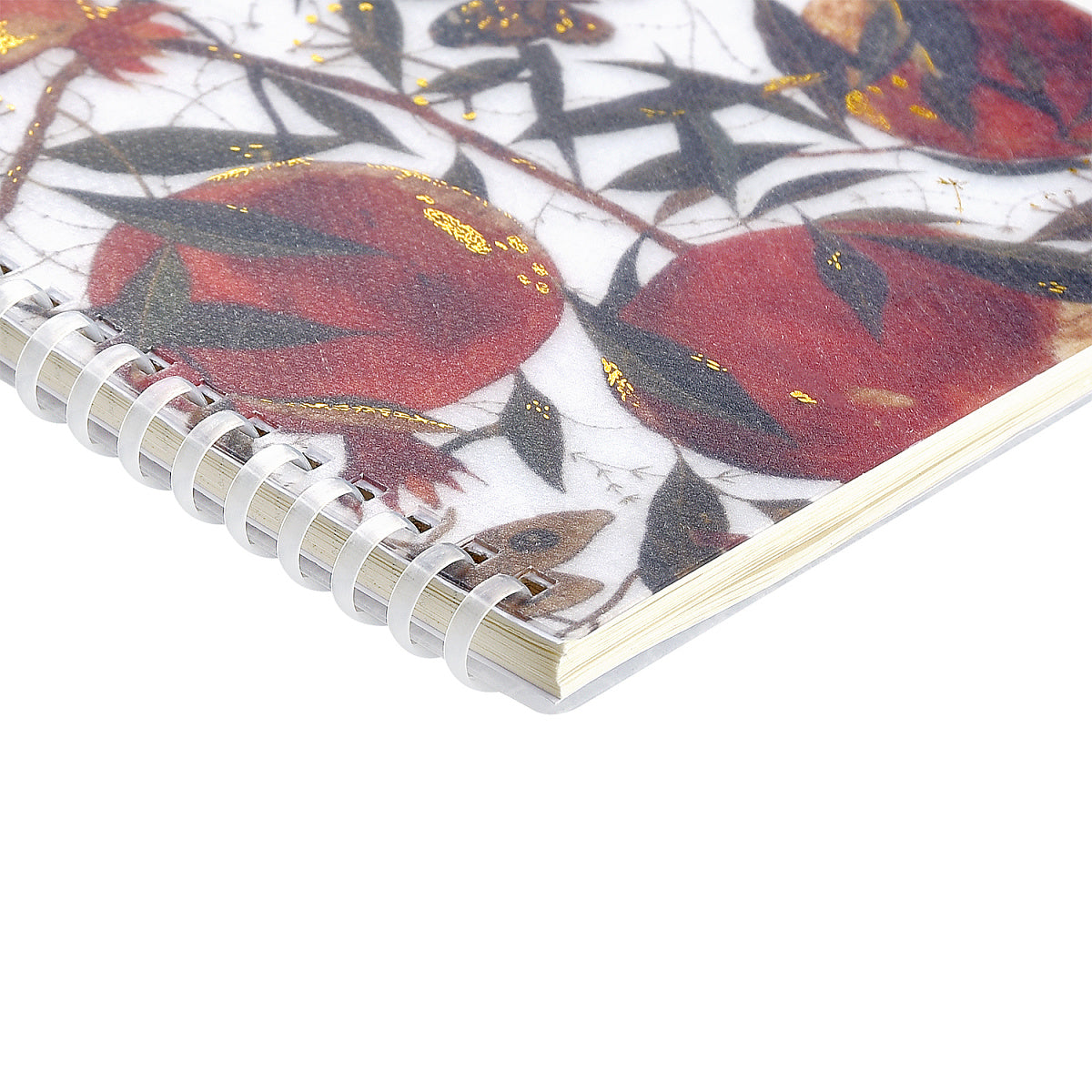 Medium Flex Spiral Notebook - Pom On Vine