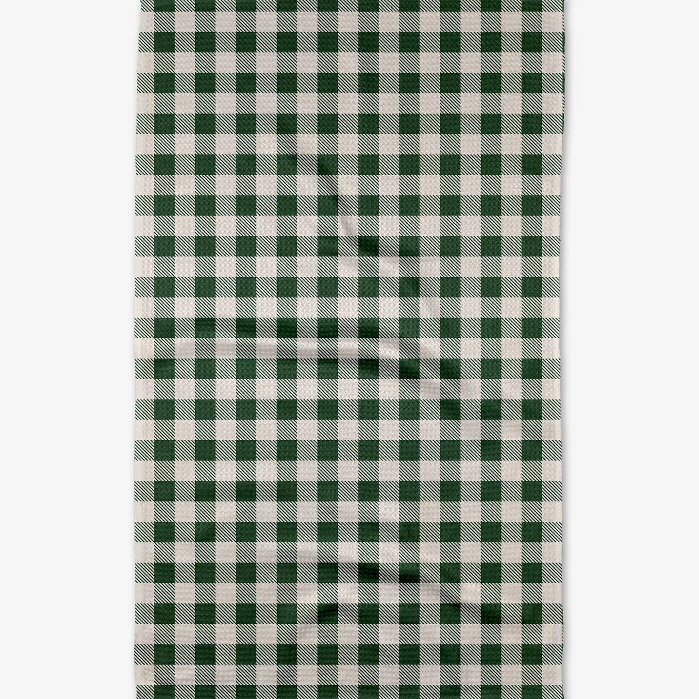 Christmas Gingham Tea Towel