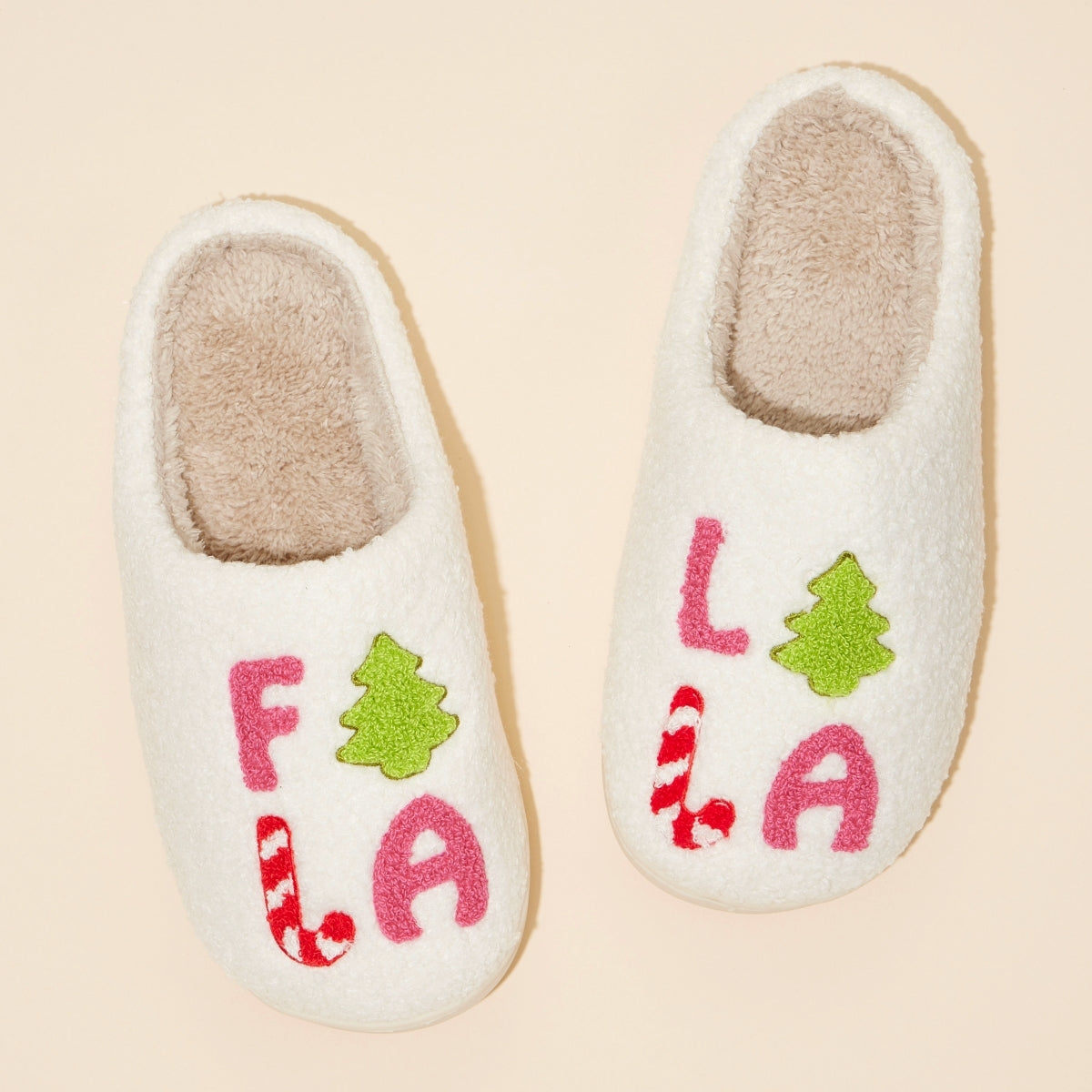 Falalala Tree Fuzzy House Slippers