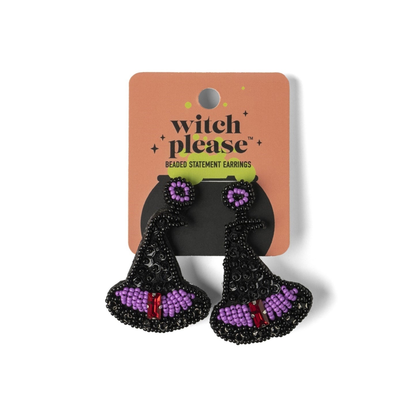 Halloween Witch Please Beaded Earrings - 6 Styles To Choose From