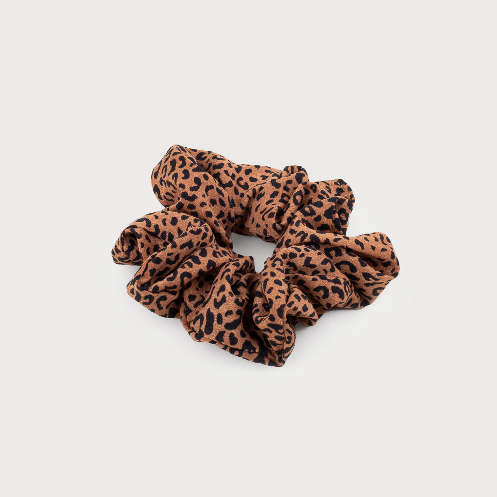 Leopard Brown Scrunchie