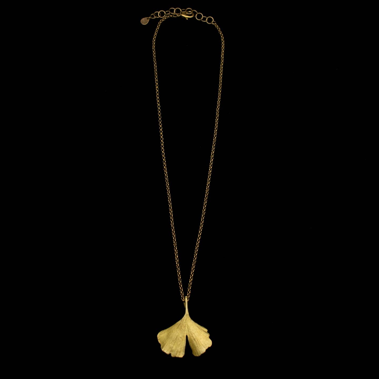 Ginkgo Pendant - 18" Adj.