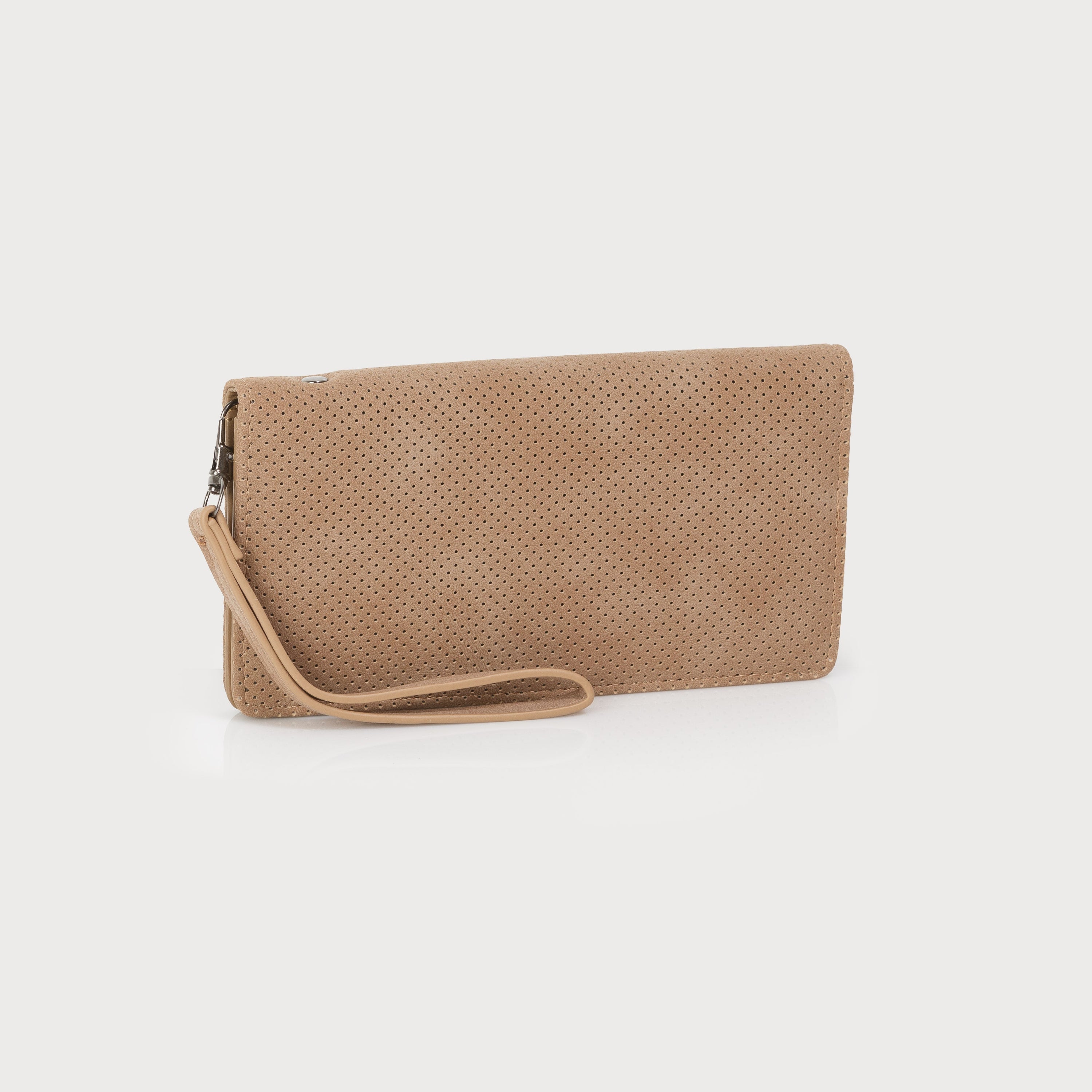 Le Grand Taupe Wristlet