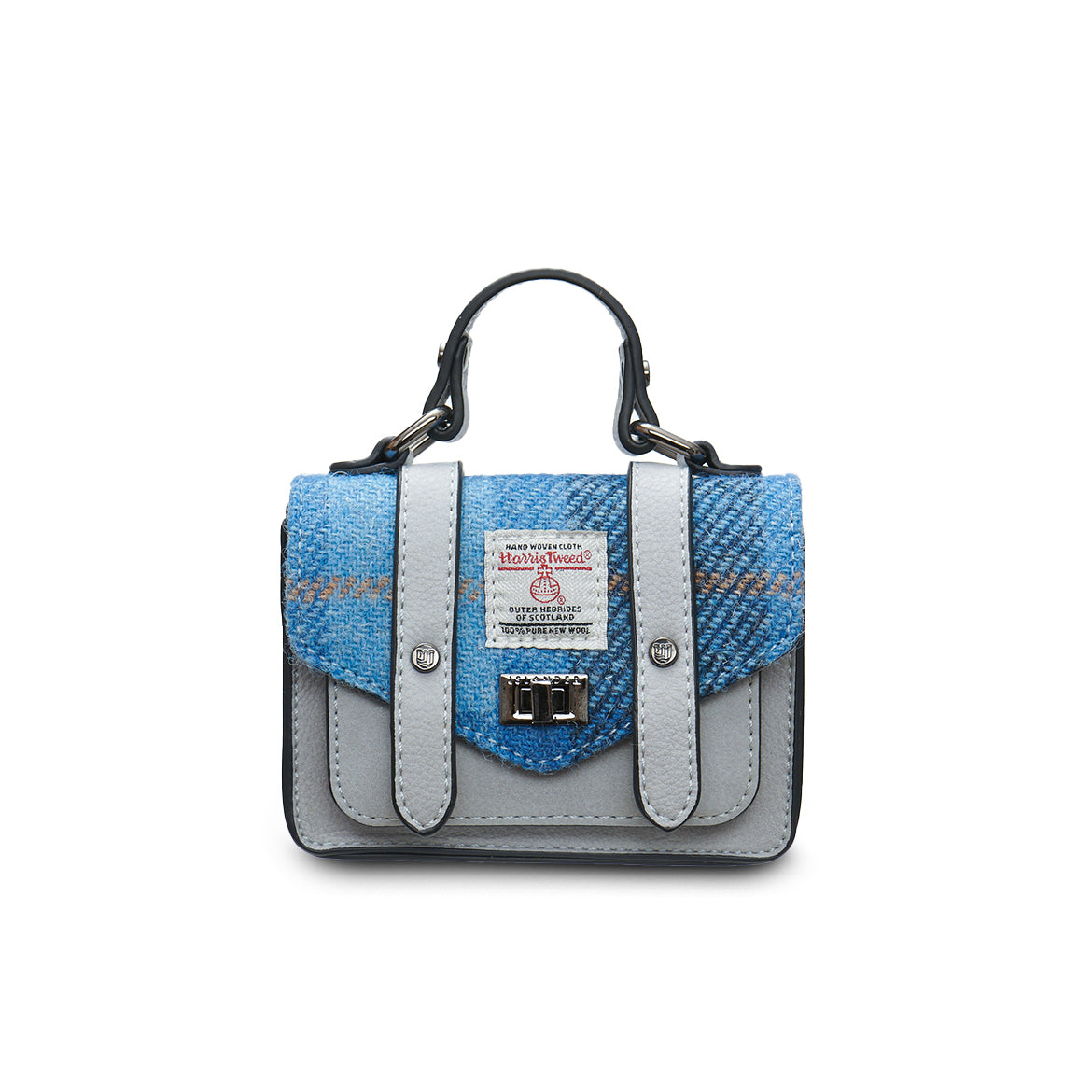 The Wee Satchel - Blue Tartan