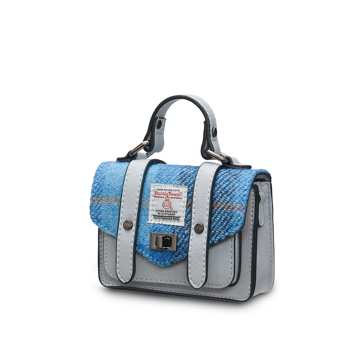 The Wee Satchel - Blue Tartan