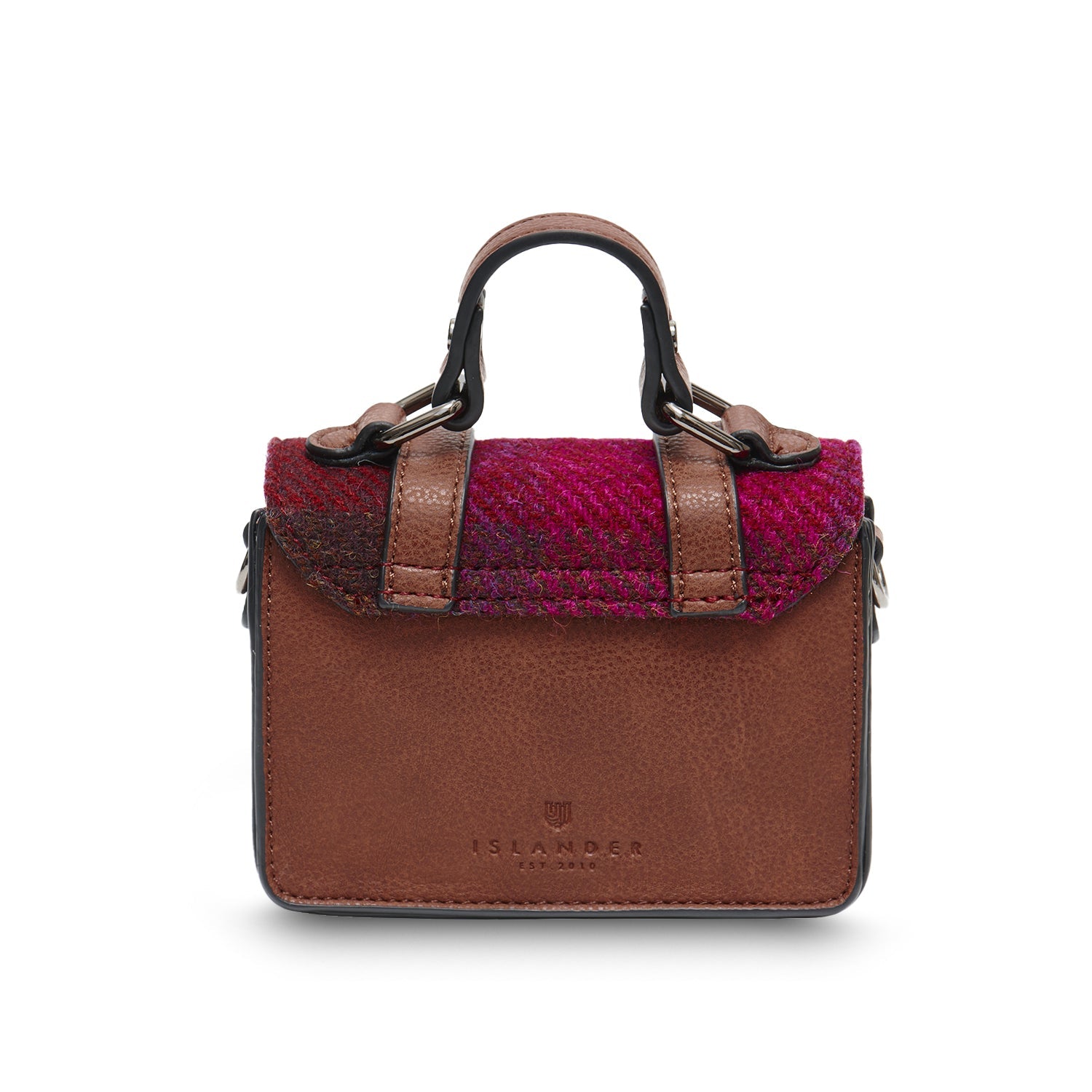 The Wee Satchel - Fuchsia Tartan