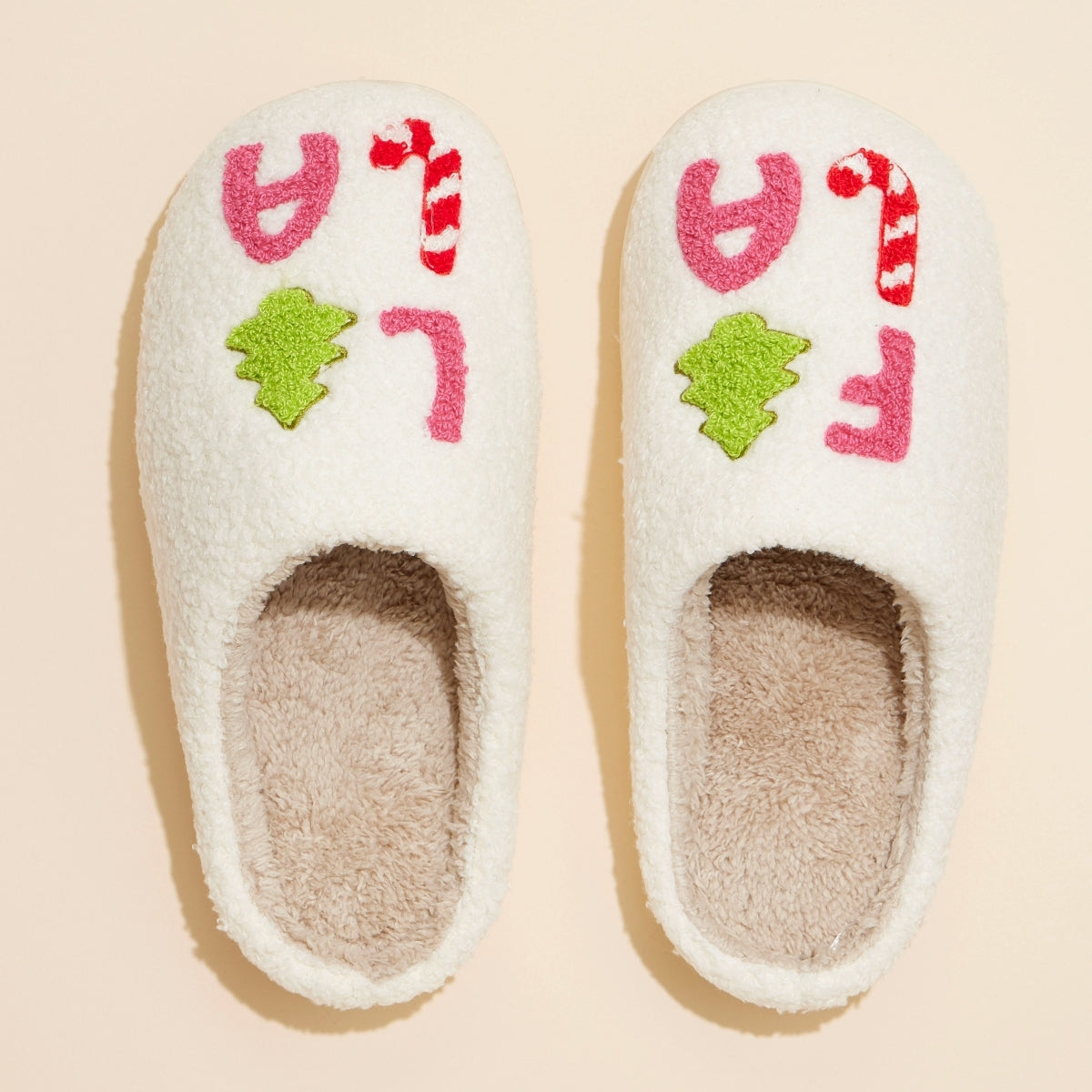 Falalala Tree Fuzzy House Slippers