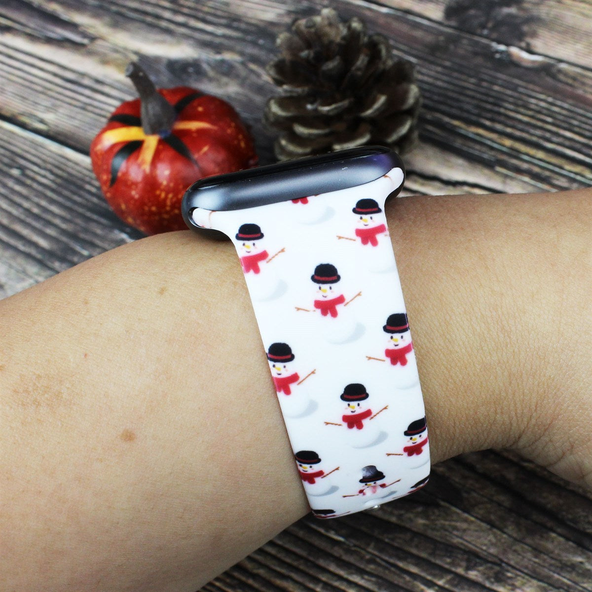 Snowmen Silicone Apple Watch Band 42/44/45mm