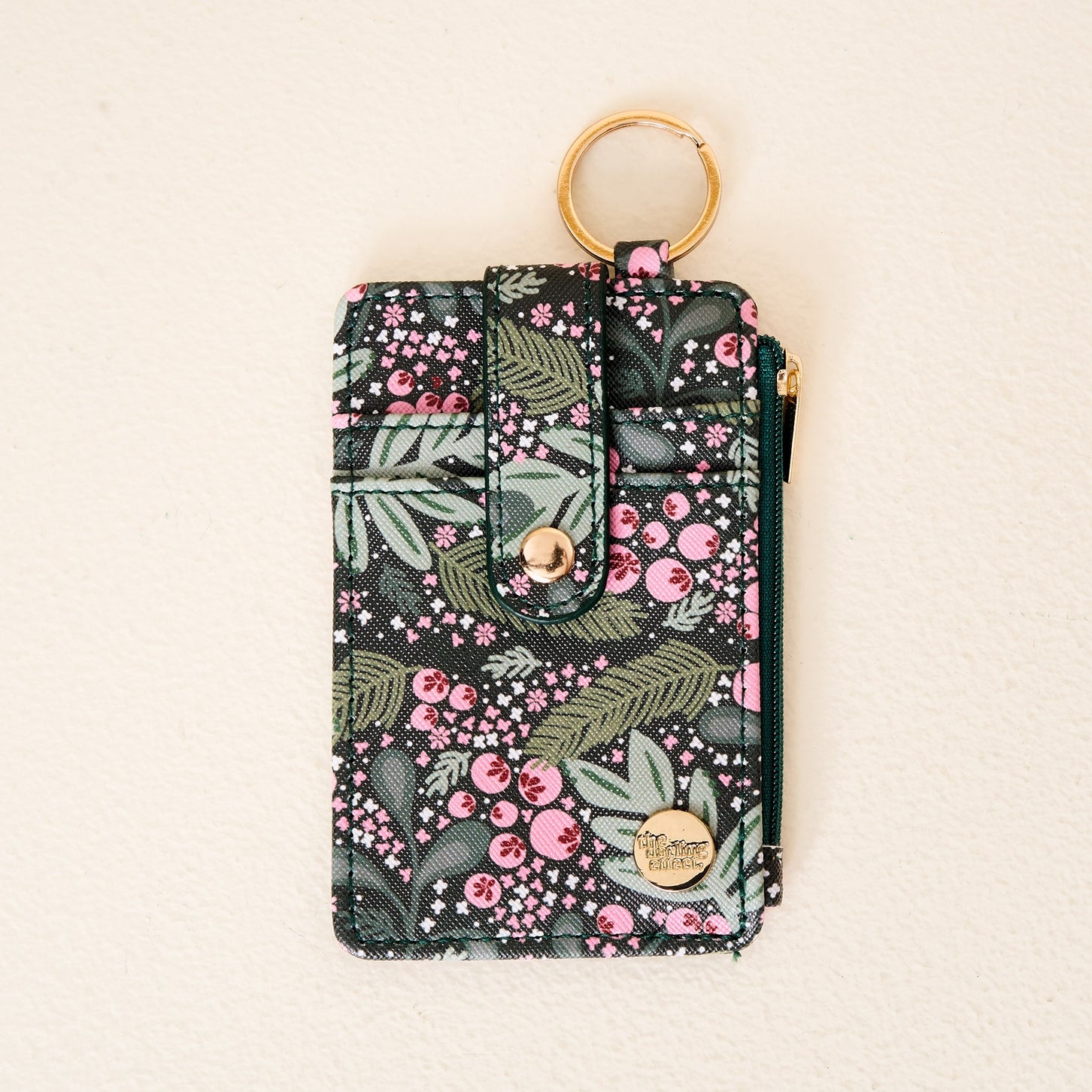 Keychain Wallet- Jolly Sprig Green