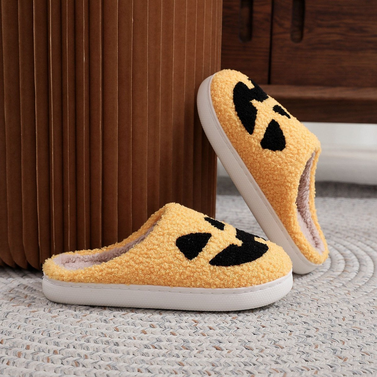 Pumpkin Halloween Slippers