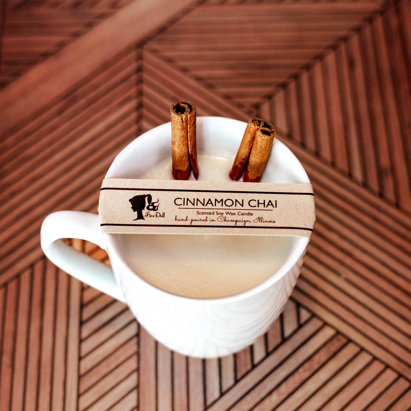 Cinnamon Chai Mug Candle 10oz