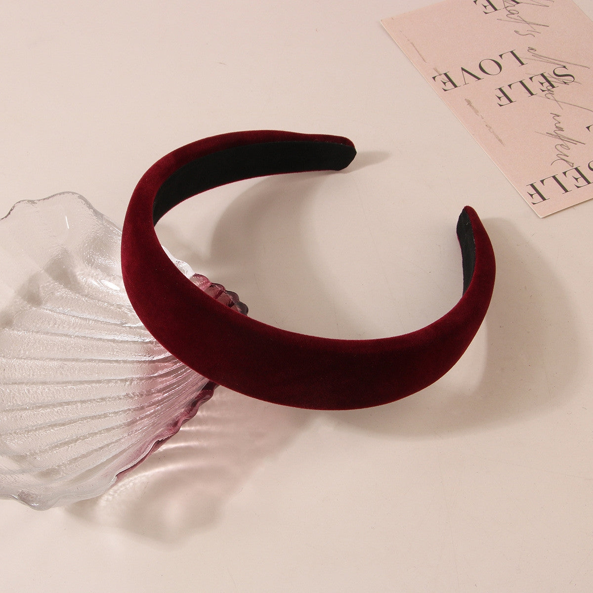 Wine Solid Headband