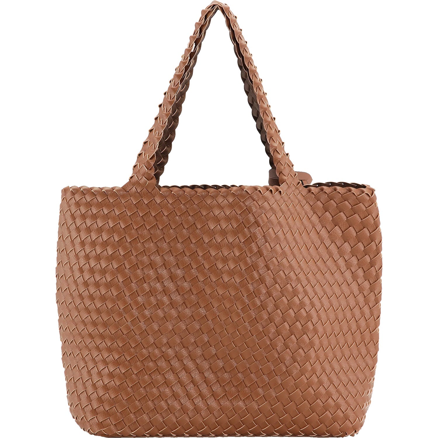 Burnt Caramel Copper Reversible Tote Bag