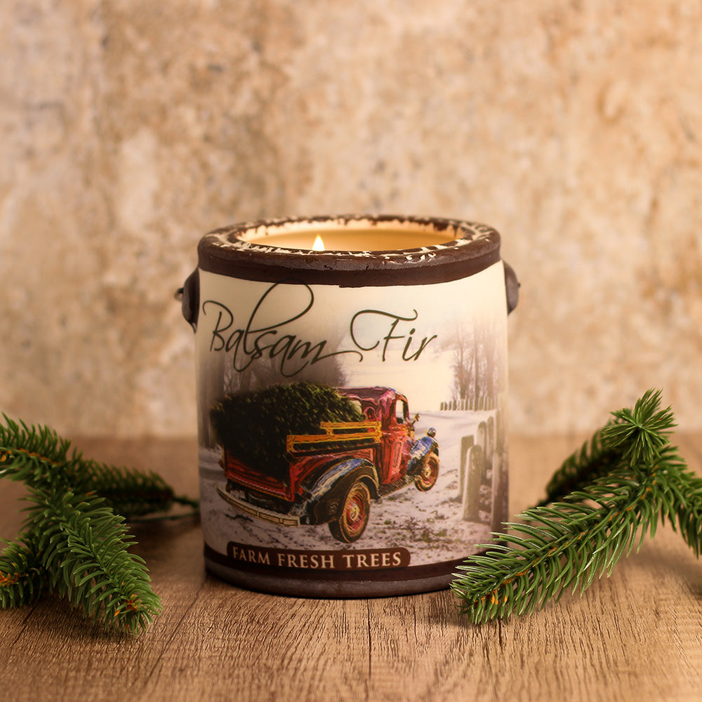 6oz Balsam Fir Mini Farm Candle