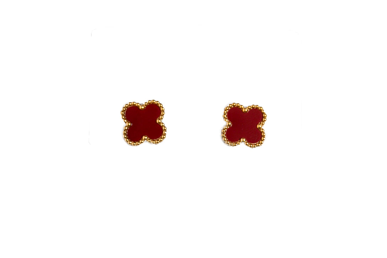 Red Clover Earrings