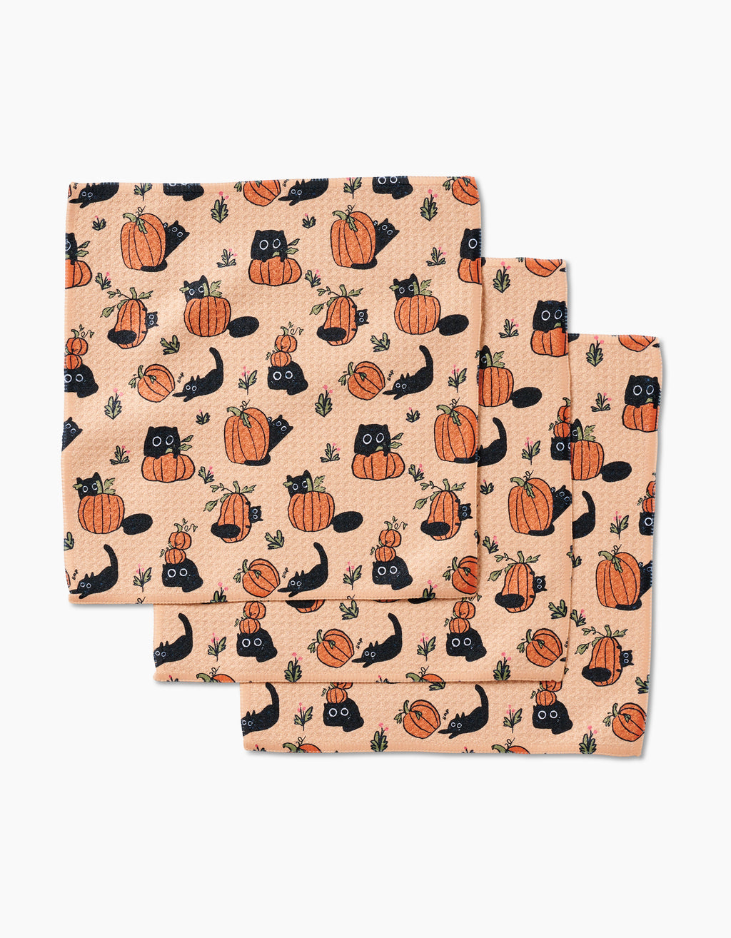 Black Cats Dishcloth Set