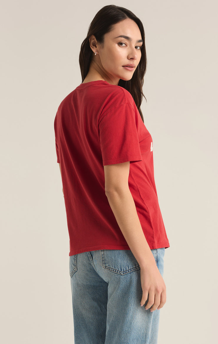 Jolly Haute Red Boyfriend Tee