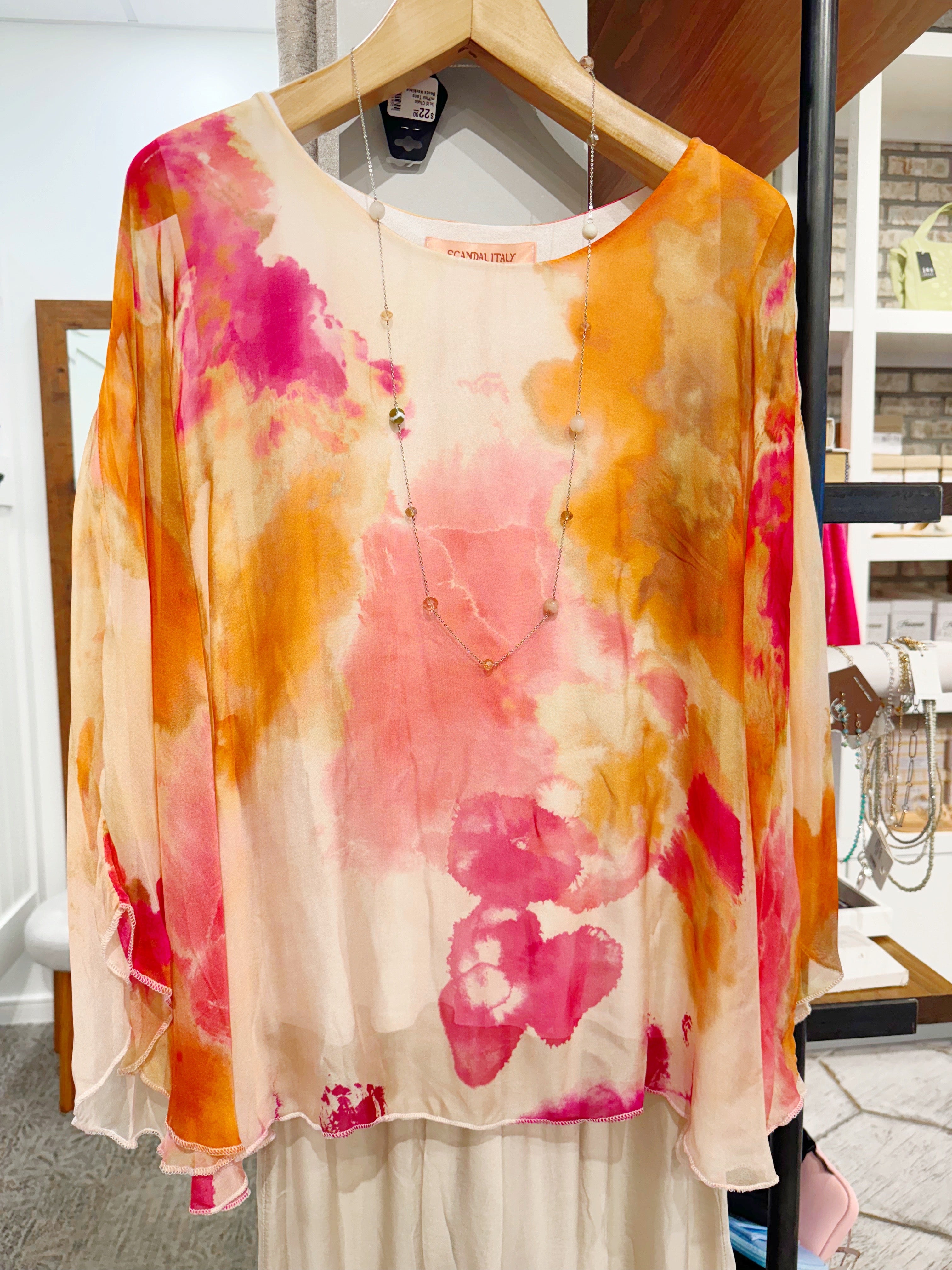 Summer Burst Silky Top - FINAL SALE