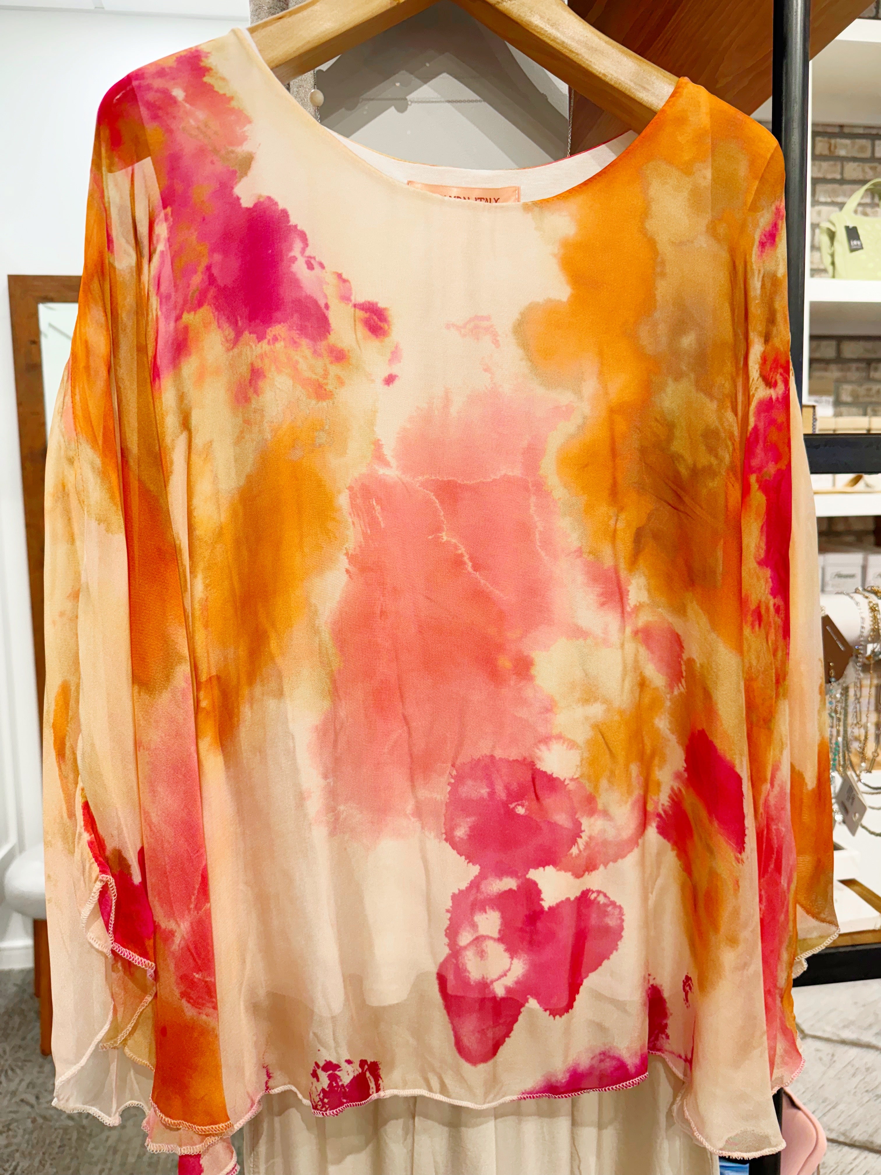 Summer Burst Silky Top - FINAL SALE