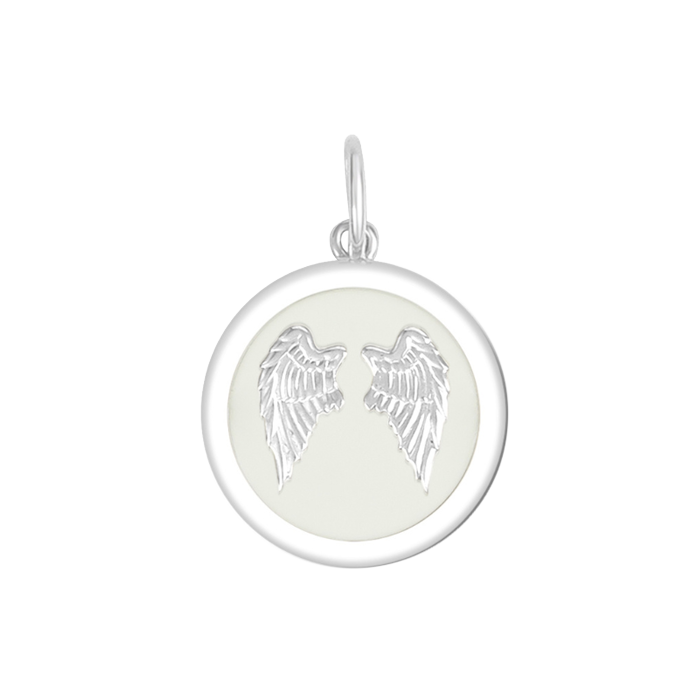 Angel Wings Heart Alpine White Medium