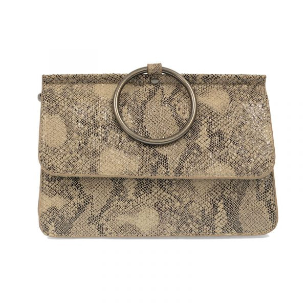 Natural Python Aria Ring Bag