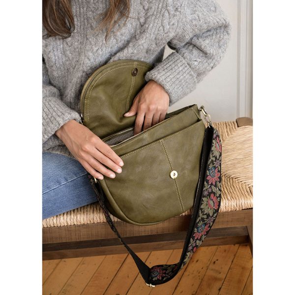 Olive Selma Saddle Crossbody Bag