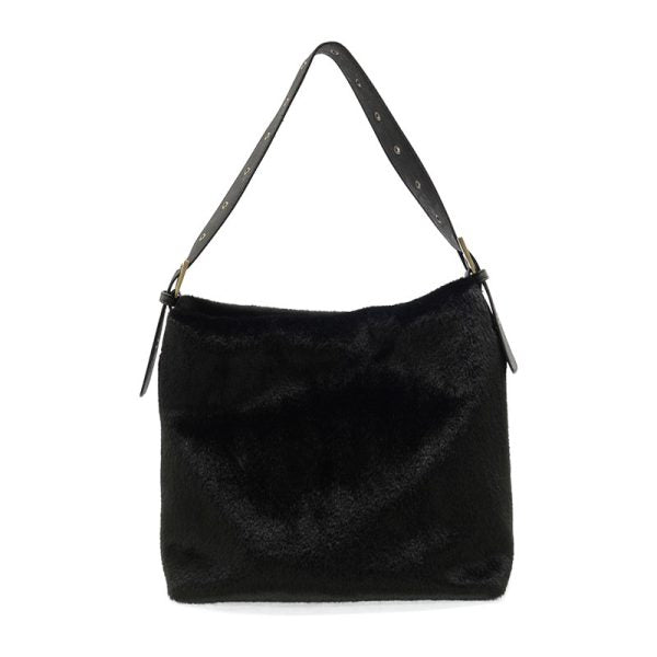 Teresa Black  Faux Fur Hobo