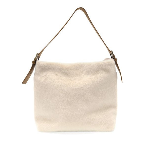 Teresa Ivory Faux Fur Hobo