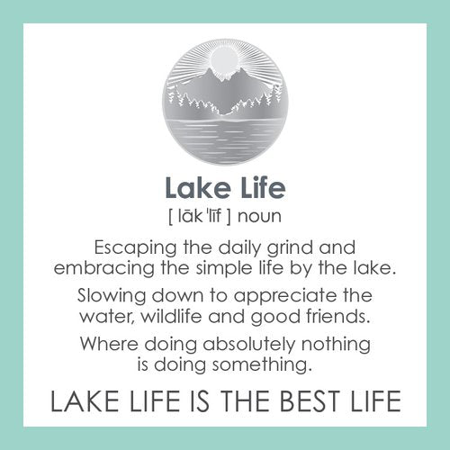 Lake Life Silver Light Blue Small