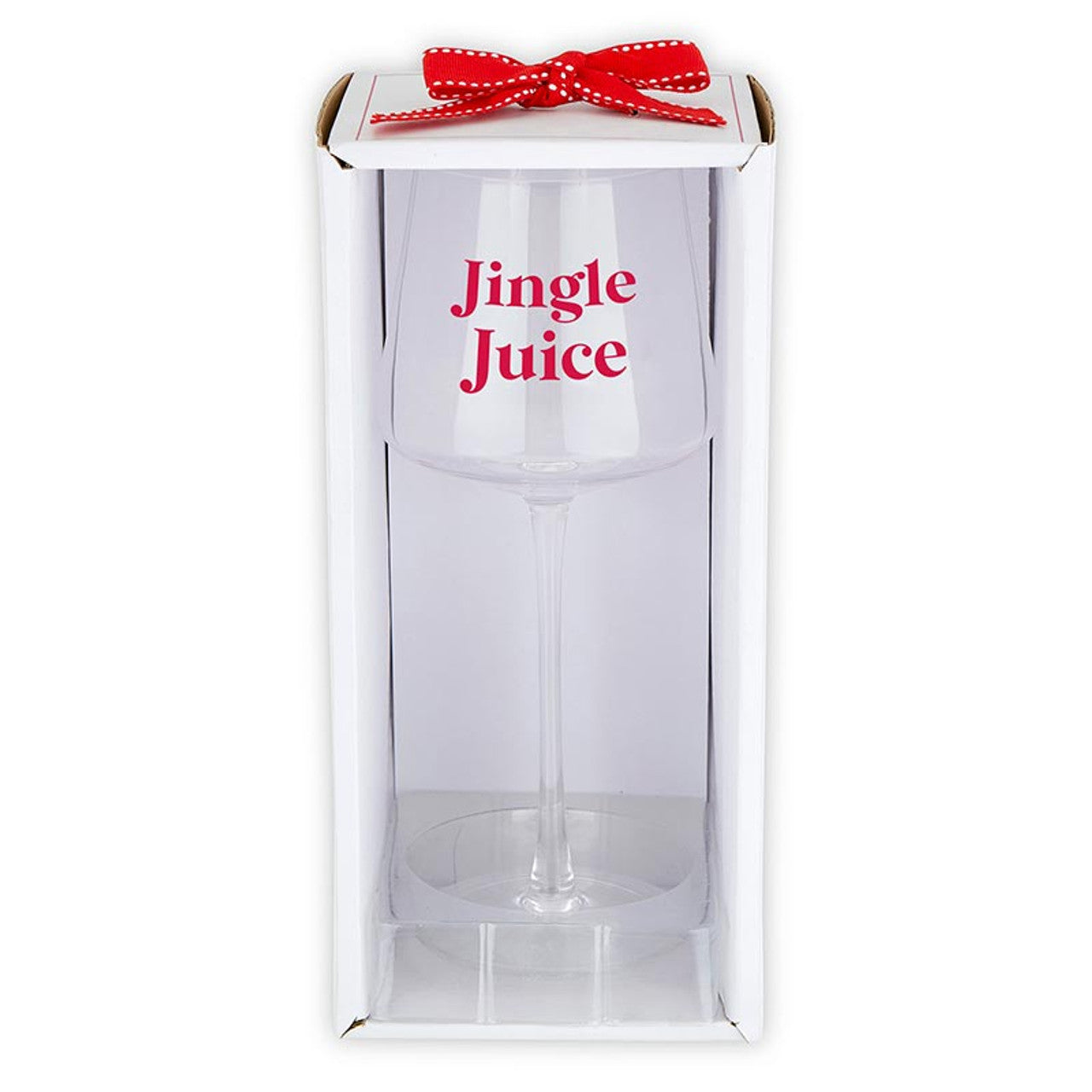 Boxed Jingle Juice Stemmed Wine Glass