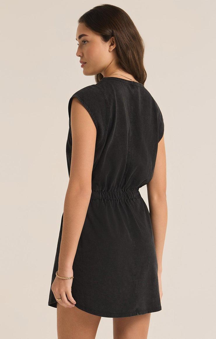 Paxton Black Jersey Dress - FINAL SALE