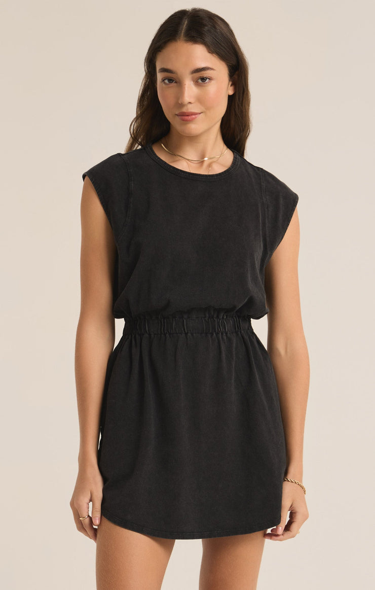 Paxton Black Jersey Dress - FINAL SALE