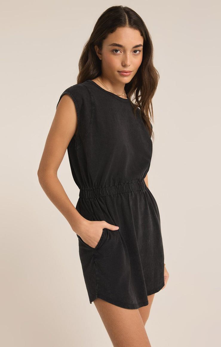 Paxton Black Jersey Dress - FINAL SALE