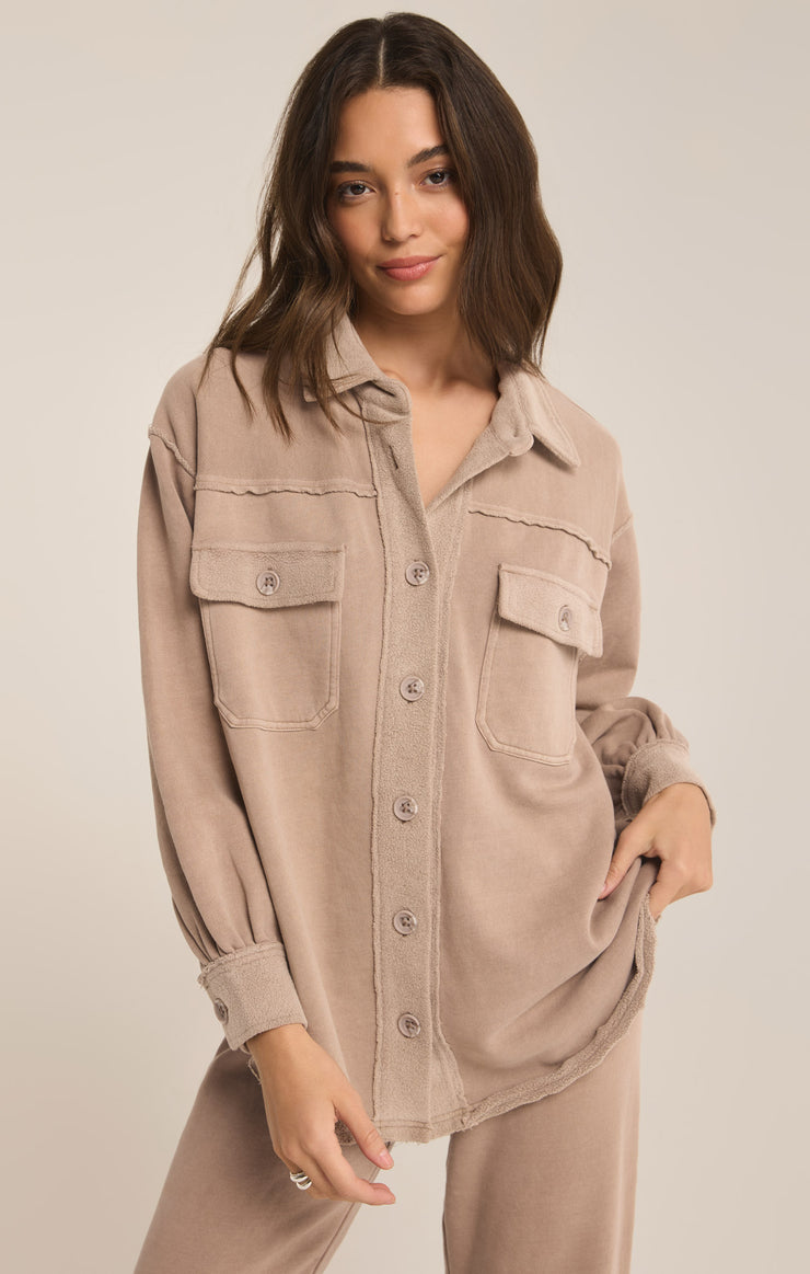 Latte Abbott Longline Jacket