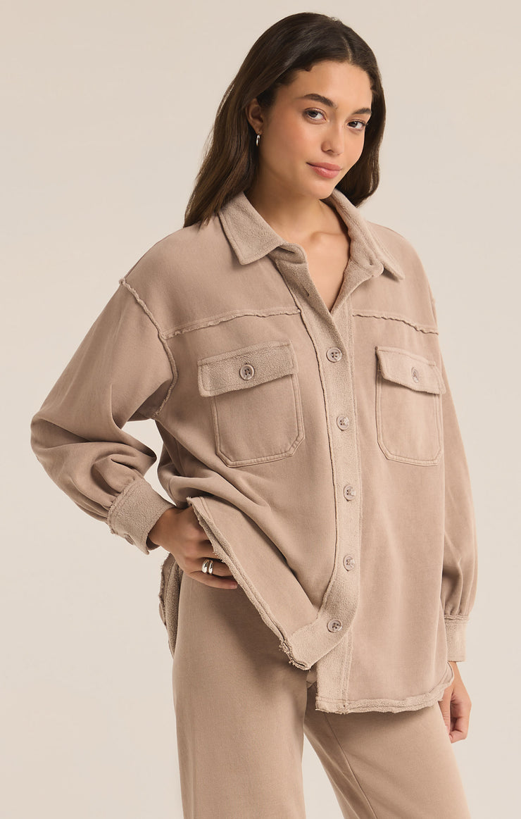 Latte Abbott Longline Jacket