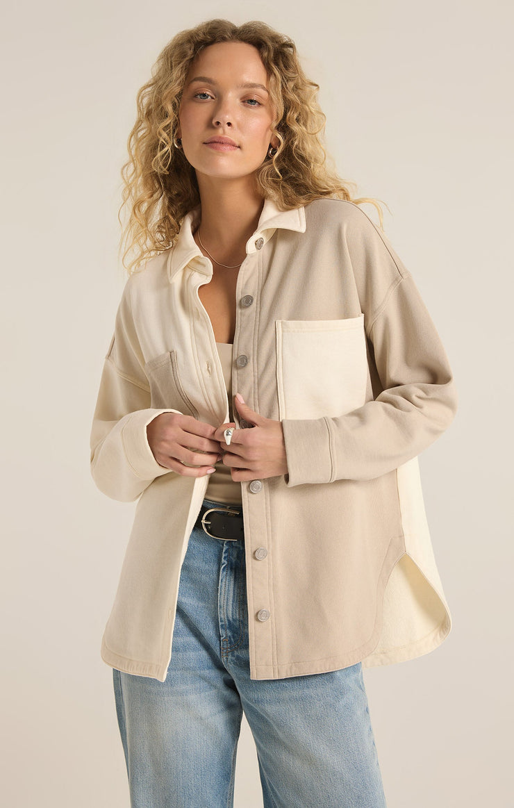 All Day Colorblock Sea Salt Jacket