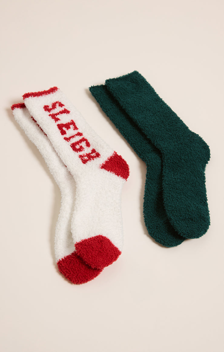 Sleigh Sock 2 Pack