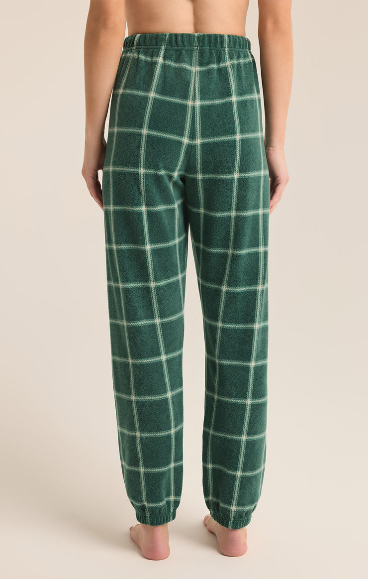 Noble Fir Plaid Jogger