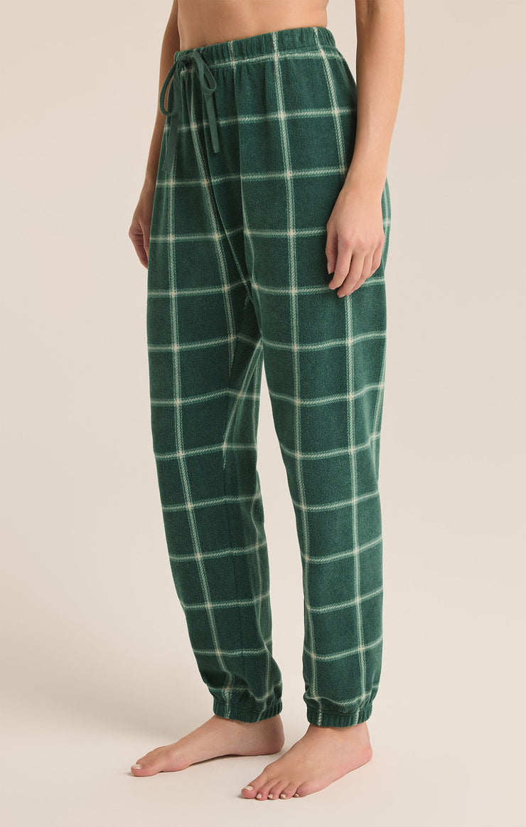 Noble Fir Plaid Jogger