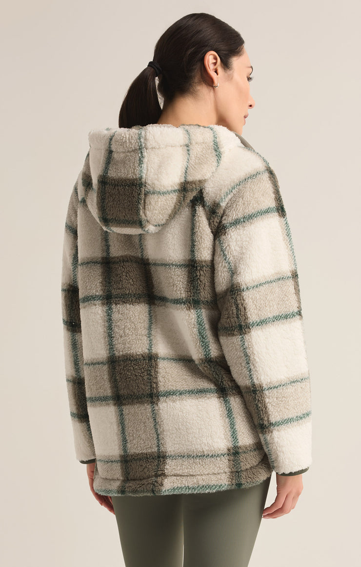 Winter Green Cross Country Plaid Jacket