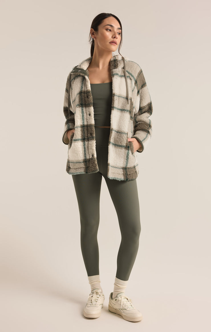 Winter Green Cross Country Plaid Jacket