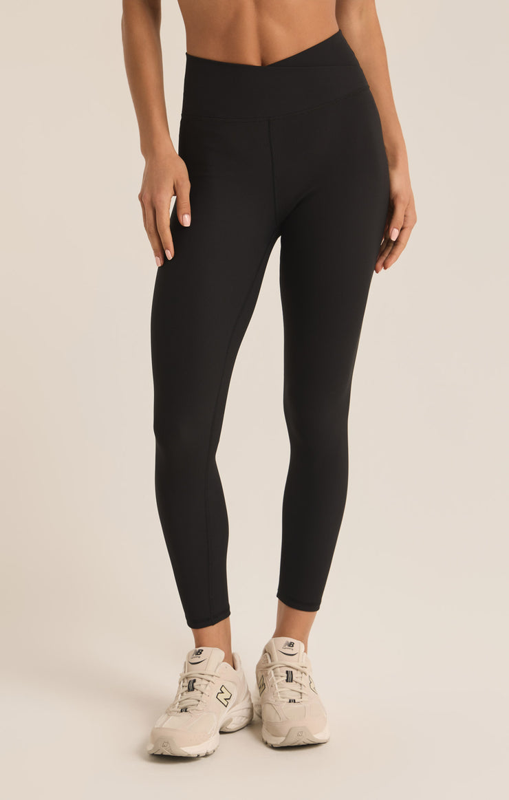 Black Circuit Cross Over 7/8 Legging