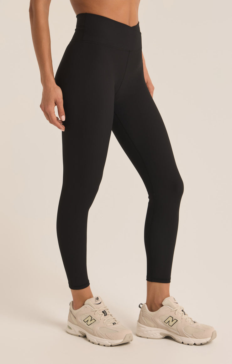 Black Circuit Cross Over 7/8 Legging