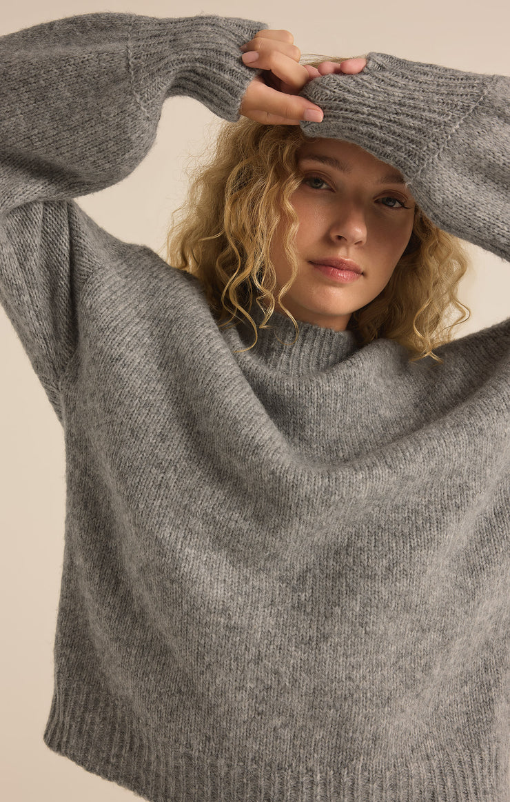 Danica Classic Heather Grey Sweater