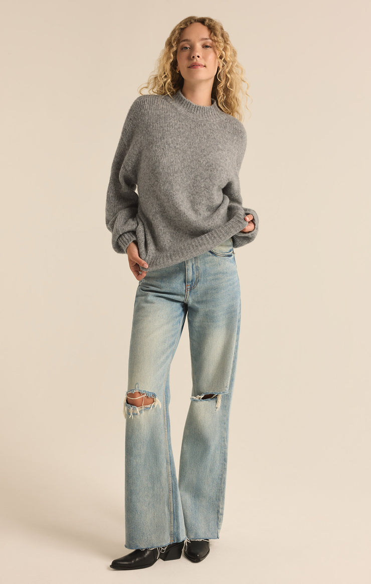 Danica Classic Heather Grey Sweater