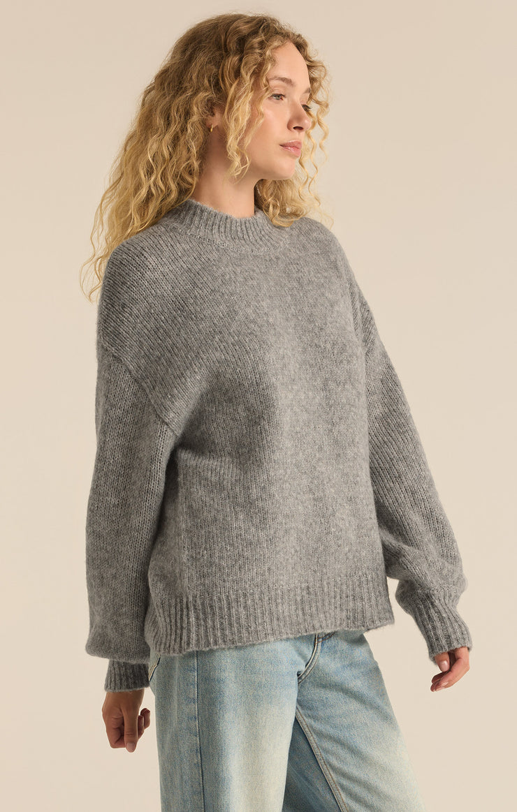 Danica Classic Heather Grey Sweater