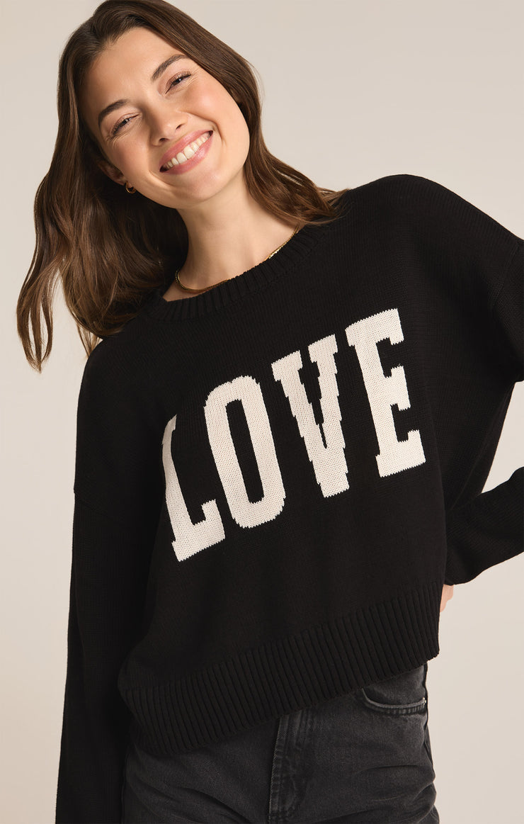 Sienna Love Sweater - Black