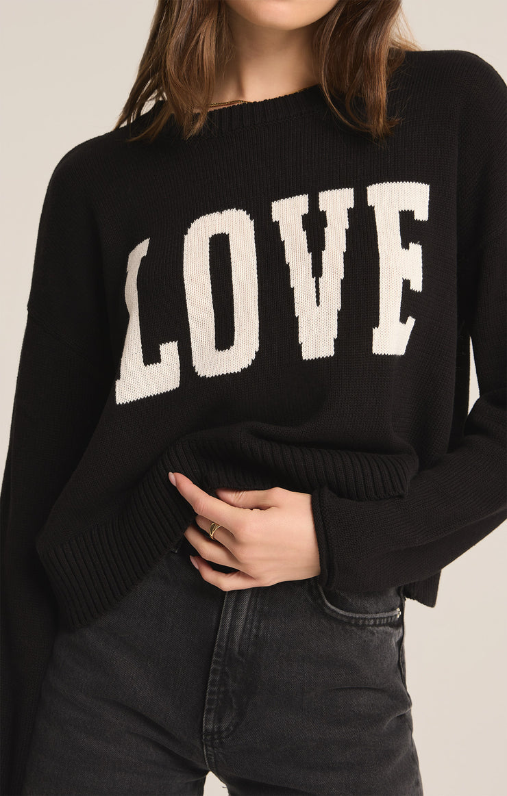 Sienna Love Sweater - Black