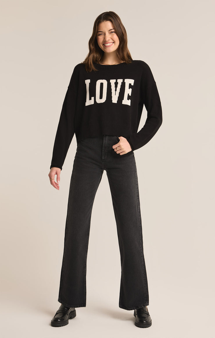 Sienna Love Sweater - Black